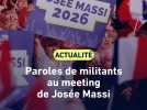 Paroles de militants au meeting de Josée Massi