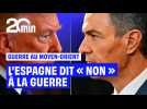 Le Premier ministre espagnol Pedro Sánchez dit « non » à la guerre en Iran