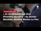 VIDEO. Présidentielle 2027 : « Je ne souhaite pas être Première ministre » de Jordan Bardella, déclare Marine Le Pen
