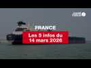 VIDEO. Les 5 infos France du 14 mars 2026