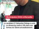 Marseille : Sébastien Delogu a voté à la Viste