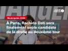 VIDEO. Municipales 2026. À Paris, Rachida Dati sera finalement seule candidate de la droite au deuxième tour