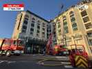 À Trouville-sur-Mer, un incendie est en cours dans un hôtel du port