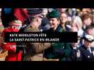 Kate Middleton, en Colonelle, aux célébrations de la Saint-Patrick