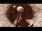 "Remarquable" et "inhabituel" : cinq nouvelles sépultures de gaulois "assis" trouvées à Dijon