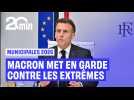 Municipales 2026 : Emmanuel Macron met en garde contre les « arrangements des partis » avec les « extrêmes »