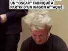 Sean Penn reçoit un "Oscar de fer" fabriqué à partir d'un wagon attaqué en Ukraine
