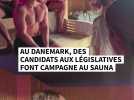 Au Danemark, des candidats aux législatives font campagne au sauna