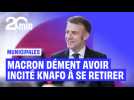 Municipales à Paris : Emmanuel Macron dément être intervenu pour aider au retrait de Sarah Knafo