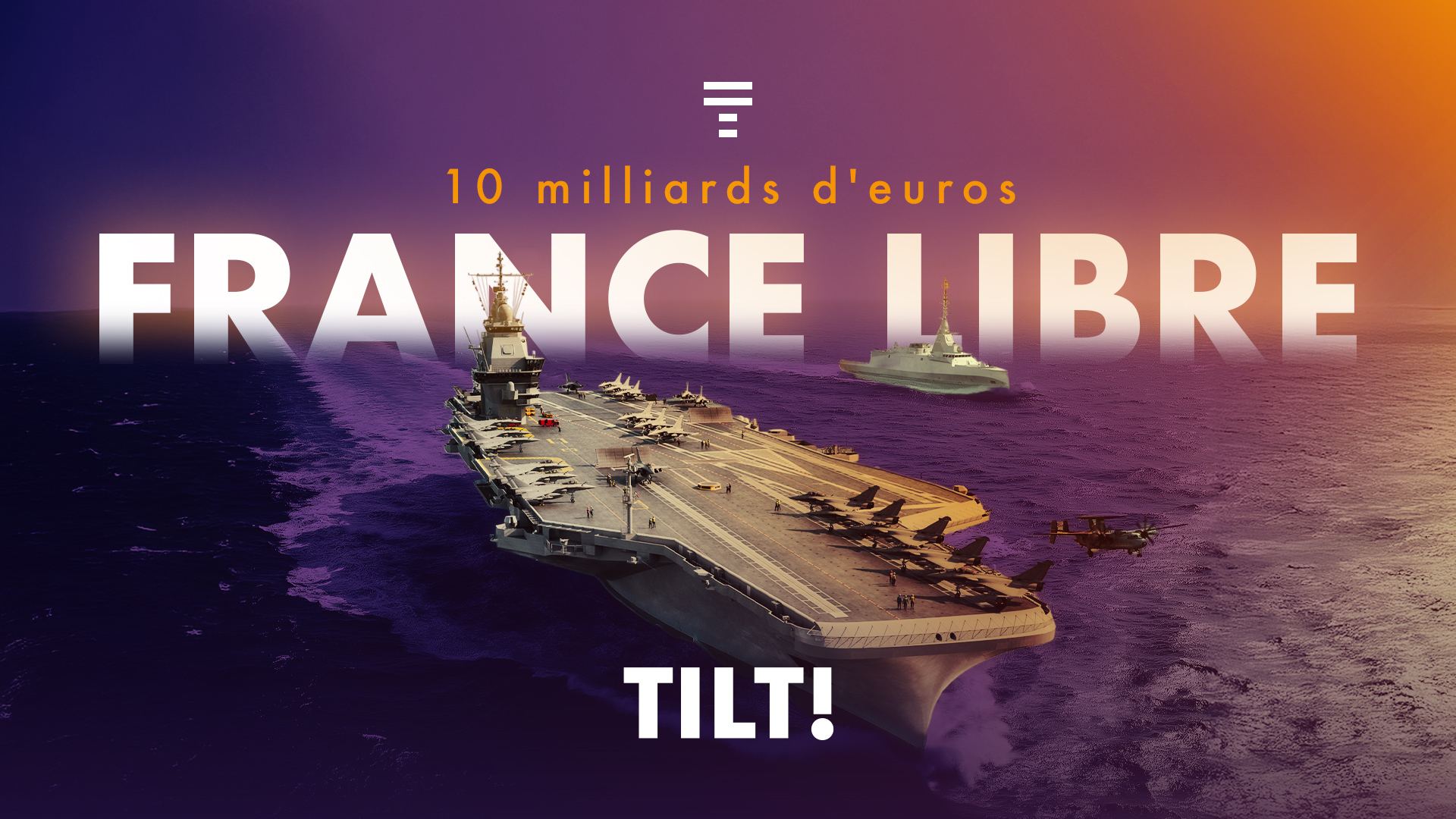 La France libre : embarquez à bord du nouveau porte-avions XXL [Vidéo]