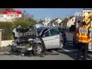 VIDÉO. Deux voitures sont entrées en collision dans un quartier pavillonnaire de Caen : trois hommes blessés