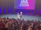Ambiance au meeting de Lahouaria Addouche et Jean-Luc Melenchon à Lille