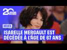 La comédienne et figure des Grosses Têtes, Isabelle Mergault, est décédée à l'âge de 67 ans