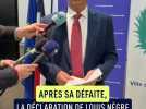 Cagnes-sur-mer : La réaction de Louis Nègre après sa défaite au premier tour des élections municipales