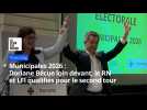Doriane Bécue loin devant, le RN et LFI qualifiés pour le second tour