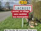 Lacrost, un village sans candidat aux municipales