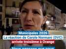 Municipales 2026 à Orange : la réaction de Carole Normani, arrivée troisième au premier tour