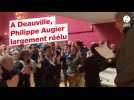 VIDÉO. "Notre parti, c'est Deauville !" : Philippe Augier réagit à sa large réélection