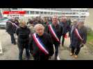 VIDÉO. Une cinquantaine d'élus du Finistère se mobilisent contre des fermetures de classes en milieu rural