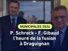 P. Schreck - F. Gibaud : l'heure de la fusion à Draguignan
