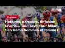 VIDÉO. Cyclisme. Horaires, parcours, diffusion, favoris... Tout savoir sur Milan - San Remo hommes et femmes