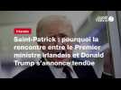 VIDÉO. Saint-Patrick : pourquoi la rencontre entre le Premier ministre irlandais et Donald Trump s'annonce tendue
