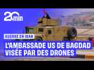 Guerre en Iran : L'ambassade américaine de Bagdad visée par des roquettes et des drones