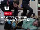 Exercice grandeur nature au pôle santé de l'université de Reims