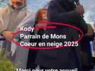 Kody, le parrain de Mons Coeur en Neige 2025, a inauguré le marché de Noël