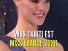 Miss Tahiti, Hinaupoko Devèze, est Miss France 2026 !