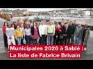 VIDÉO. Municipales 2026 à Sablé-sur-Sarthe : qui sont les colistiers du candidat Fabrice Brivain ?