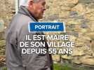 Il est maire de son village depuis 55 ans
