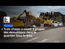 Trois choses à savoir sur le chantier de démolitions entre Maubeuge et Louvroil