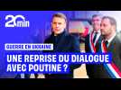 Emmanuel Macron annonce préparer une reprise du dialogue avec Vladimir Poutine