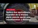 VIDÉO. Colère des agriculteurs : le préfet de la Vienne porte plainte après une manifestation à Poitiers