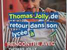 Thomas Jolly de retour au lycée Jeanne d'Arc à Rouen.