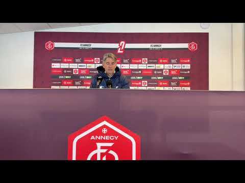 La réaction de Franck Rizzetto après Annecy - GF38 (1-1)