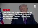 VIDÉO. Les relations se tendent entre les États-Unis et l'Agence mondiale antidopage, Donald Trump gèle les financements