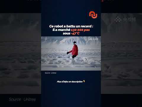 Ce robot bat un record historique sous -47°C ! #shorts
