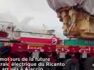 Les moteurs de la future centrale électrique du Ricanto sont arrivés à Ajaccio
