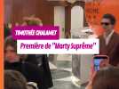 Timothée Chalamet à l'avant-première de "Marty Suprême" au Grand Rex