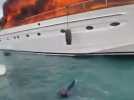 Bateau en feu : les images embarquées du sauvetage publiées par le maire de Cannes