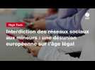VIDÉO. Interdiction des réseaux sociaux aux mineurs : une désunion européenne sur l'âge légal