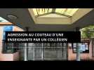 Agression au couteau d'une enseignante par un collégien