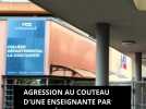 Agression au couteau d'une enseignante par un collégien