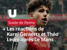 Les réactions de Karel Geraerts et Théo Leoni après la qualification en Coupe de France