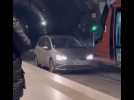 Une voiture s'égare dans le tunnel du tram sous la gare de Strasbourg