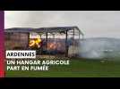 Ardennes : un grave incendie en cours dans une exploitation agricole