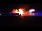 Incendie de plusieurs commerces à Marcinelle, avenue Mascaux