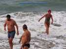 Bain du 1er janvier à Sainte-Adresse